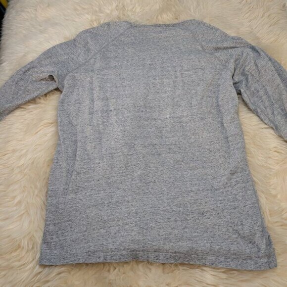 Reigning Champ Heathered Grey Long Sleeve T Shirt Men Size XL - Picture 7 of 7